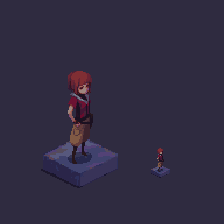 Neima walk cycle (isometric)